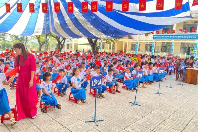 TRƯỜNG TIỂU HỌC ĐỨC TÂN TỔ CHỨC LỄ KHAI GIẢNG NĂM HỌC 2025-2026